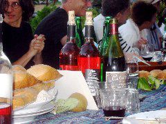 Not all the wine was finished