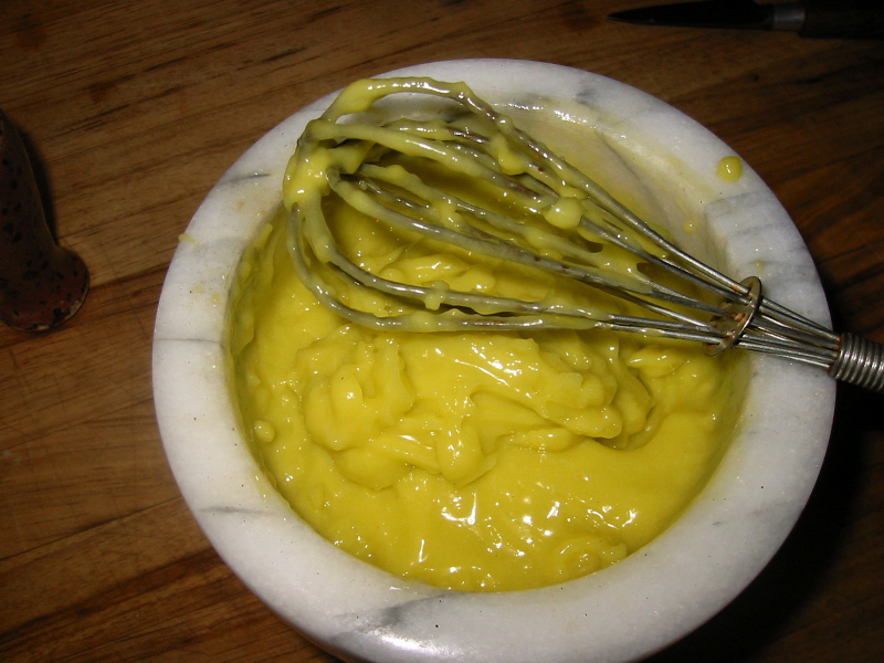 the finished aioli