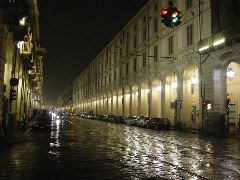 Via Po by night