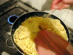 Making  Carbonara