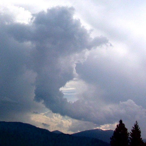 Thunderhead over the Trinities