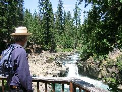 Leedy at Lower Falls