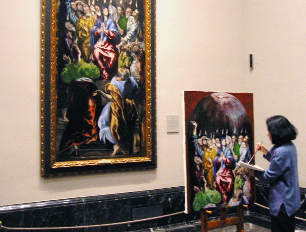 Copying at the Prado