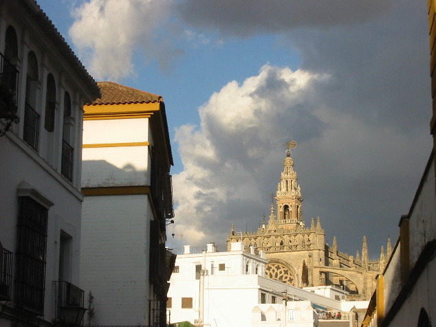 Seville: Giralda and sky
