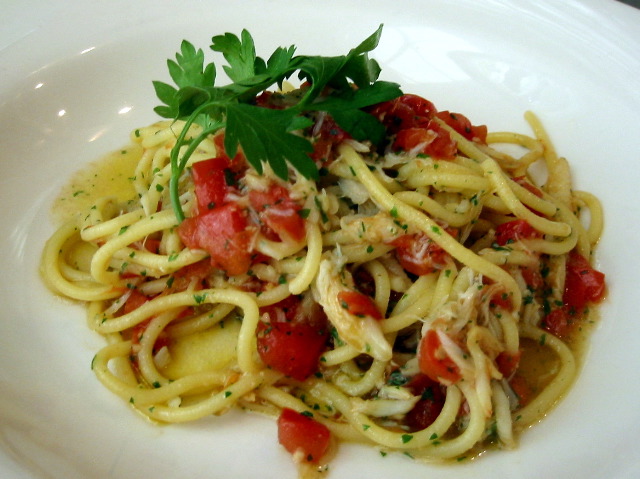 bigoli al granchio