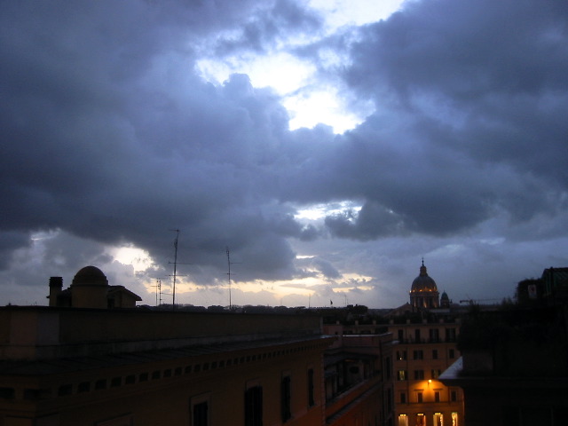 Clouds at twilight