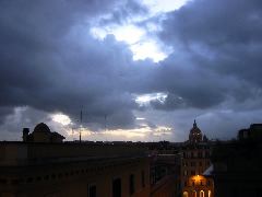 Clouds at twilight