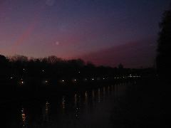 Moon over Tiber